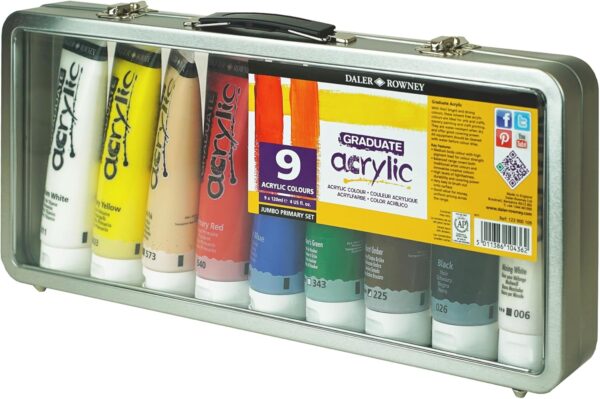 Pinturas acrilicas Daler Rowney set graduate 120 ml